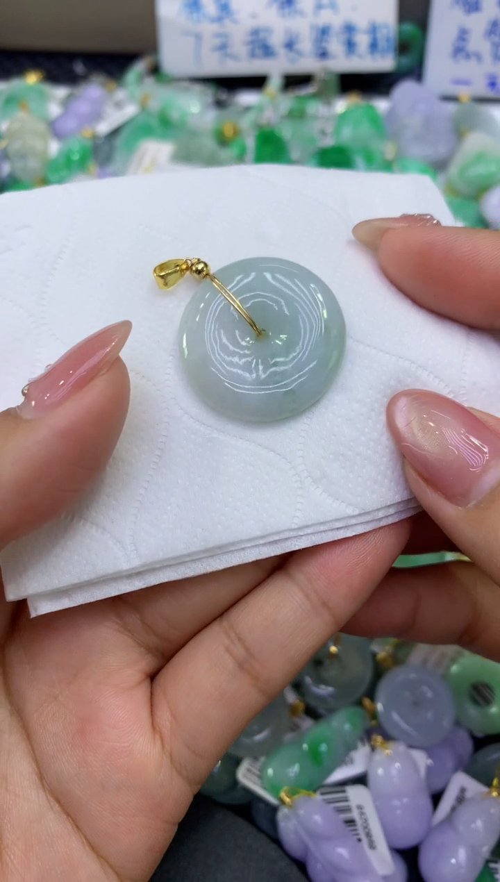 颈饰未镶嵌翡翠天然缅甸A货翡翠