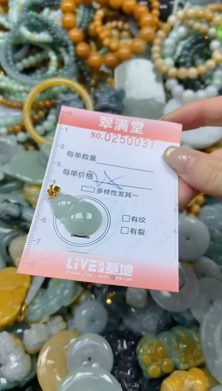 未镶嵌挂件翡翠闪购0250037