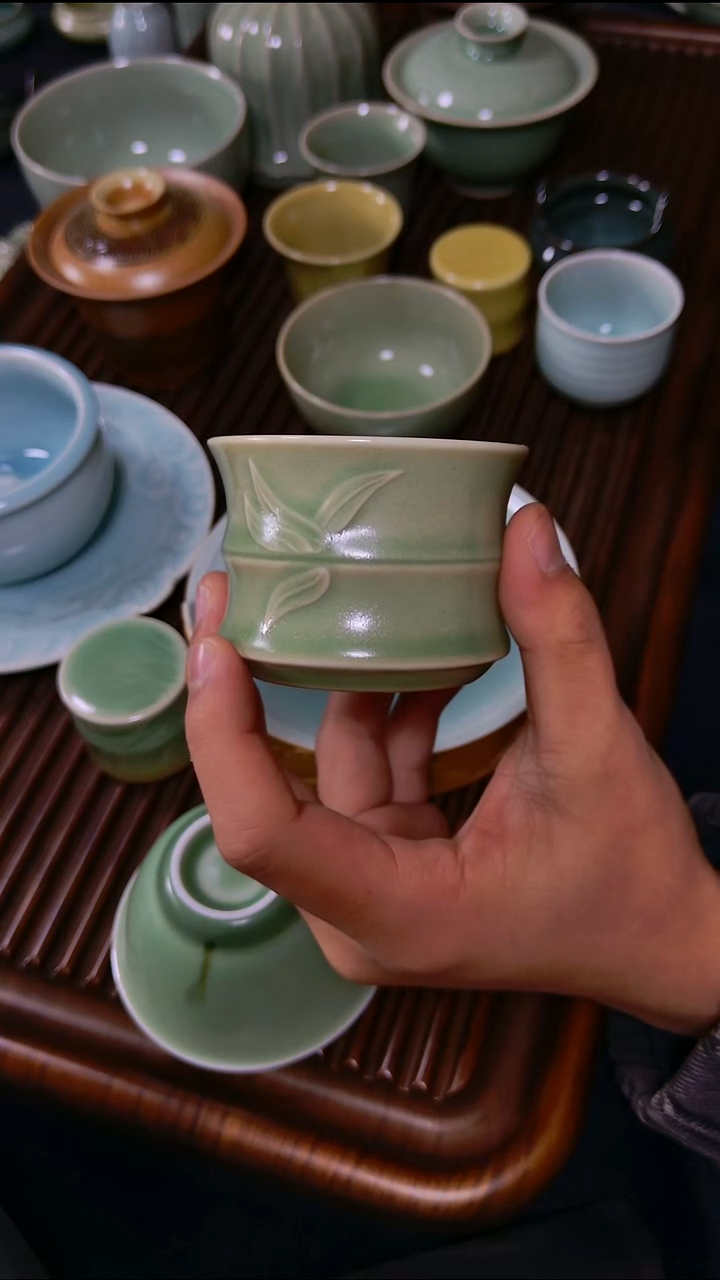 憨****）和青禾柴烧竹节