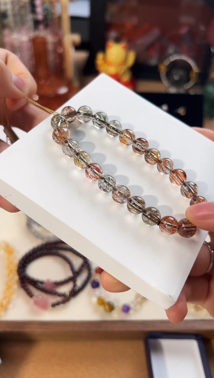 【闪购商品】水晶手串未镶嵌天然水晶素圈手串