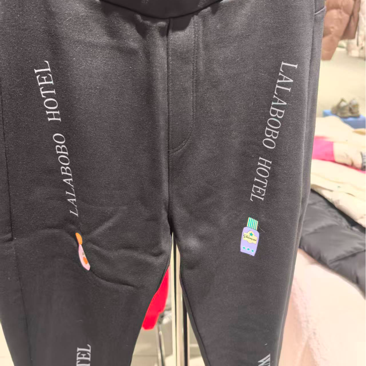 南京【不退不换】猩猩字母针织打底裤L20C-WXZC28