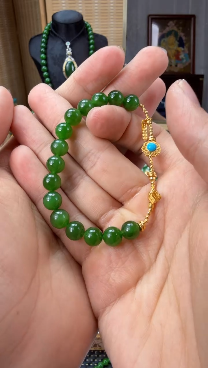 【闪购商品】和田玉（碧玉）手串未镶嵌  