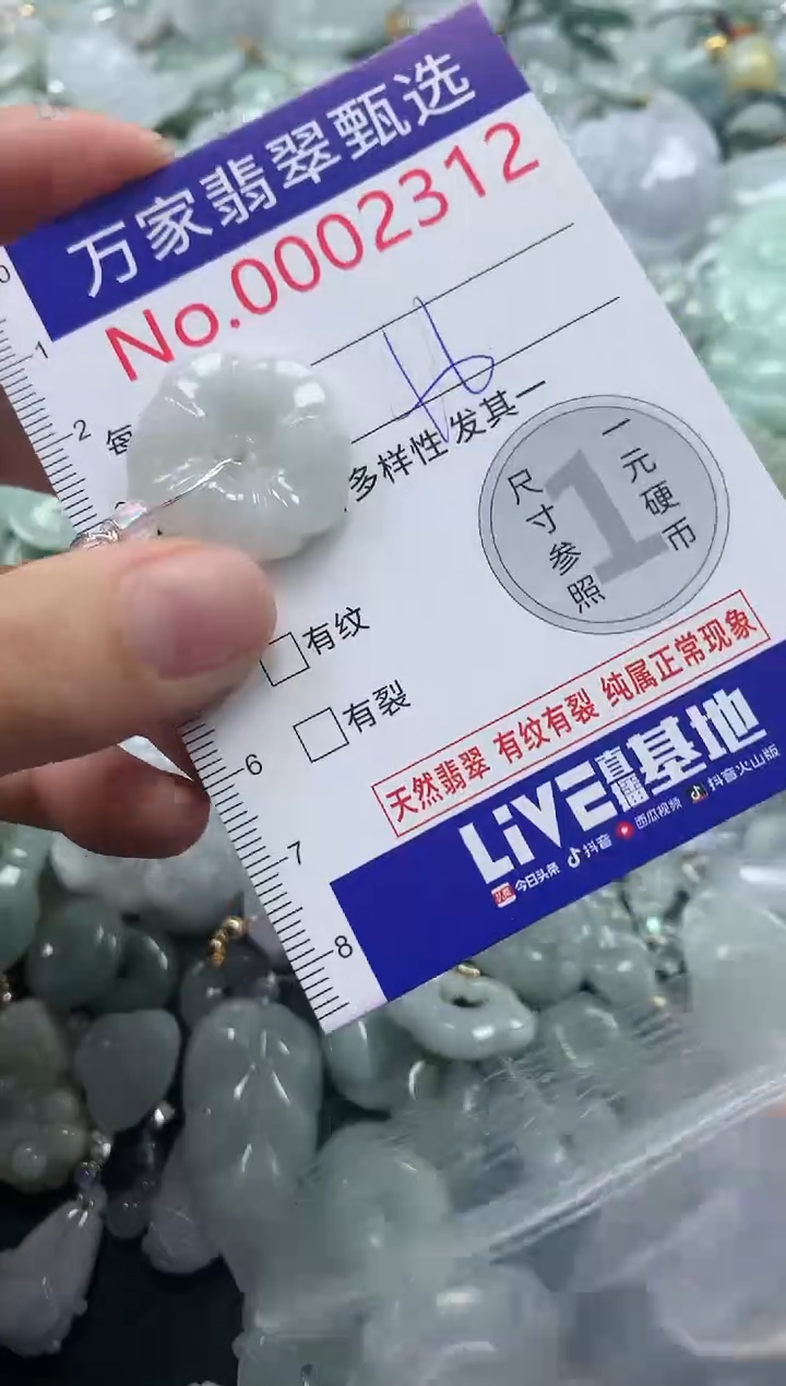 吊坠(不含链)未镶嵌翡翠2312