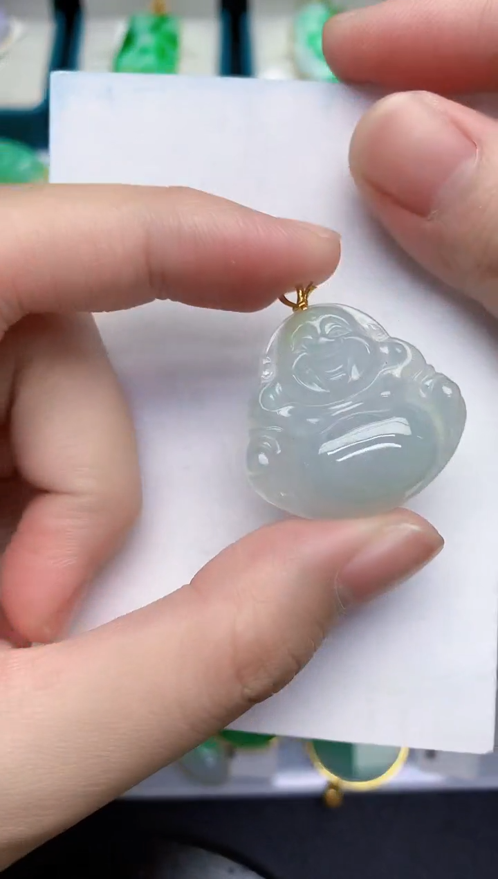 【闪购商品】翡翠颈饰18K金镶嵌0000000000