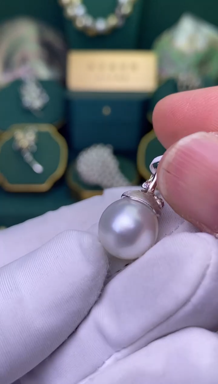 【闪购商品】海水珍珠颈饰银S925镶嵌12-13