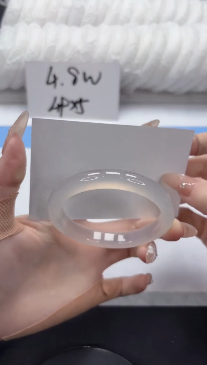 【闪购商品】石英质玉未镶嵌手镯A382-56.8