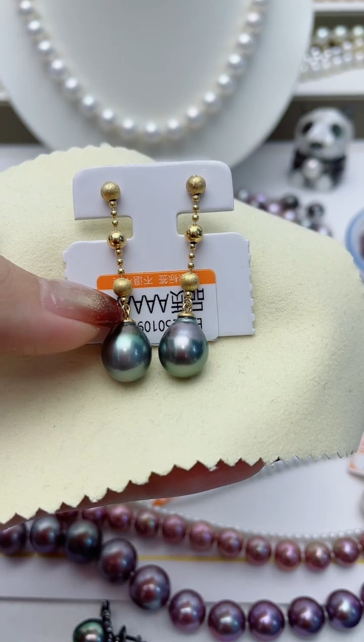 【闪购商品】海水珍珠耳饰银S925镶嵌W39
