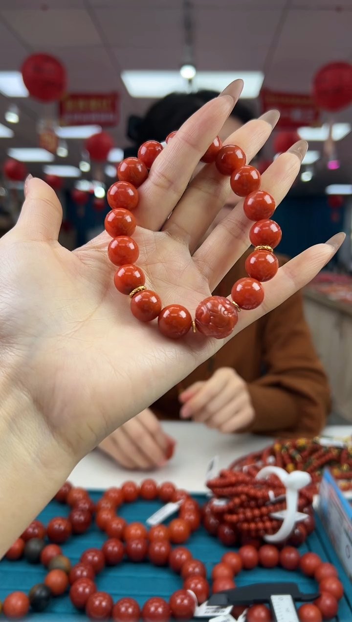 【闪购商品】南红玛瑙手串未镶嵌2.16-3-12（多样式）