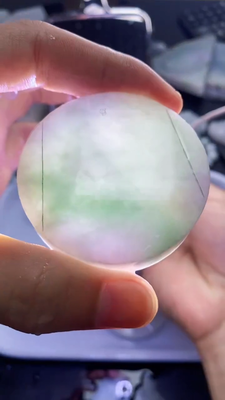 裸石翡翠天然缅甸A货【海】A13