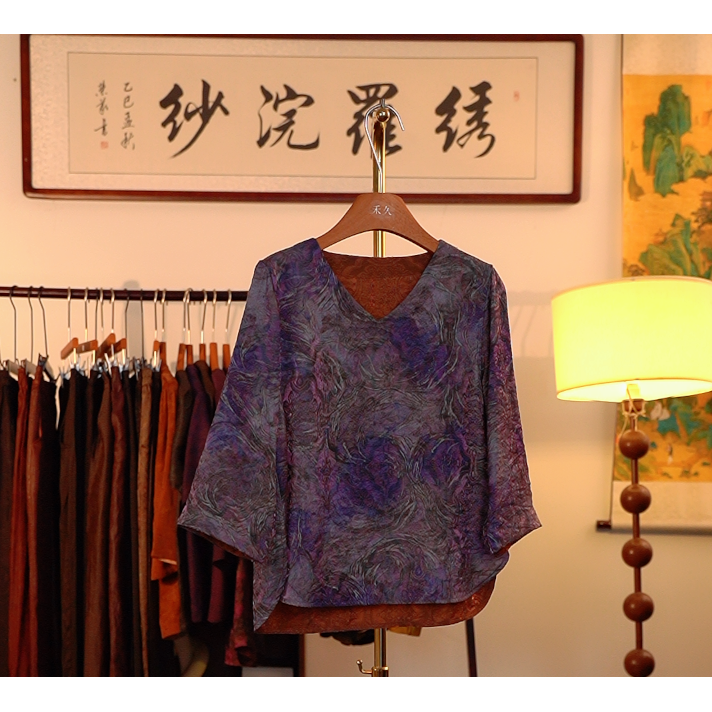 【织影花缘-衬衫】中式国风衬衫3739