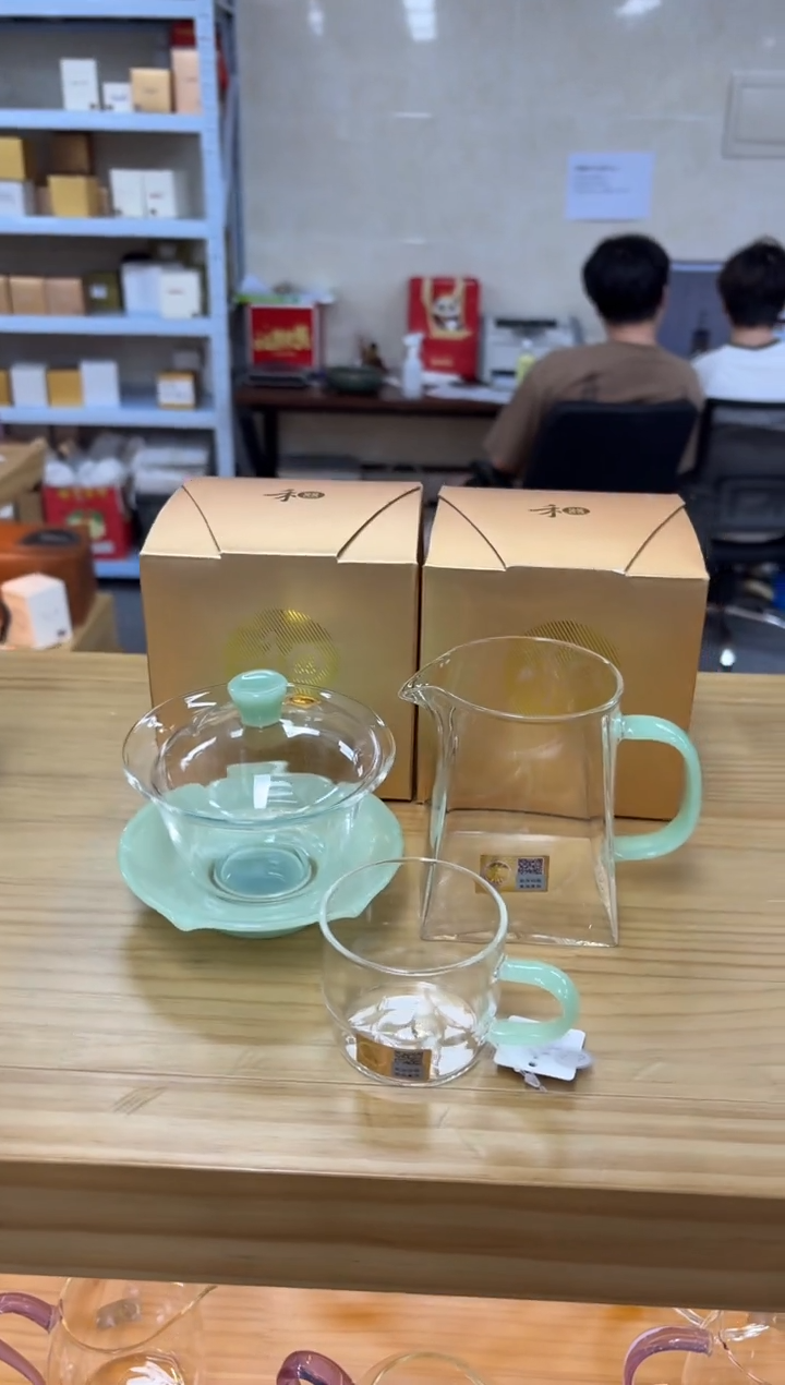 禾器荷叶浅玉+瀚然浅玉+清尚杯一个装