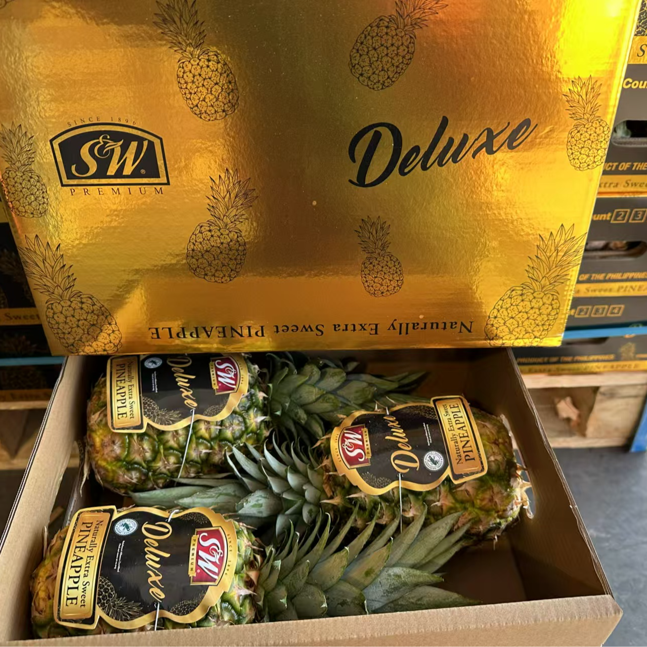 土豪金凤梨礼盒 3粒装