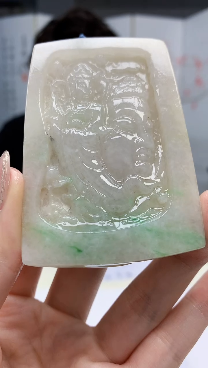 【闪购商品】定制翡翠未镶嵌5145jw-毛货挂件21