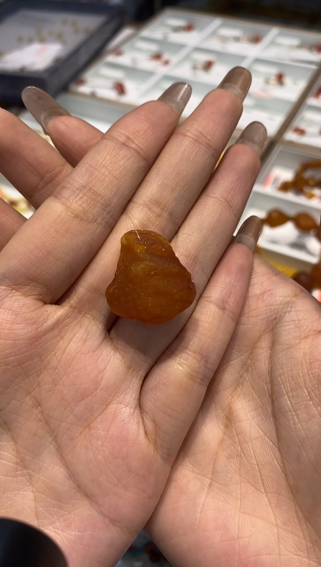 【闪购商品】琥珀颈饰未镶嵌原石