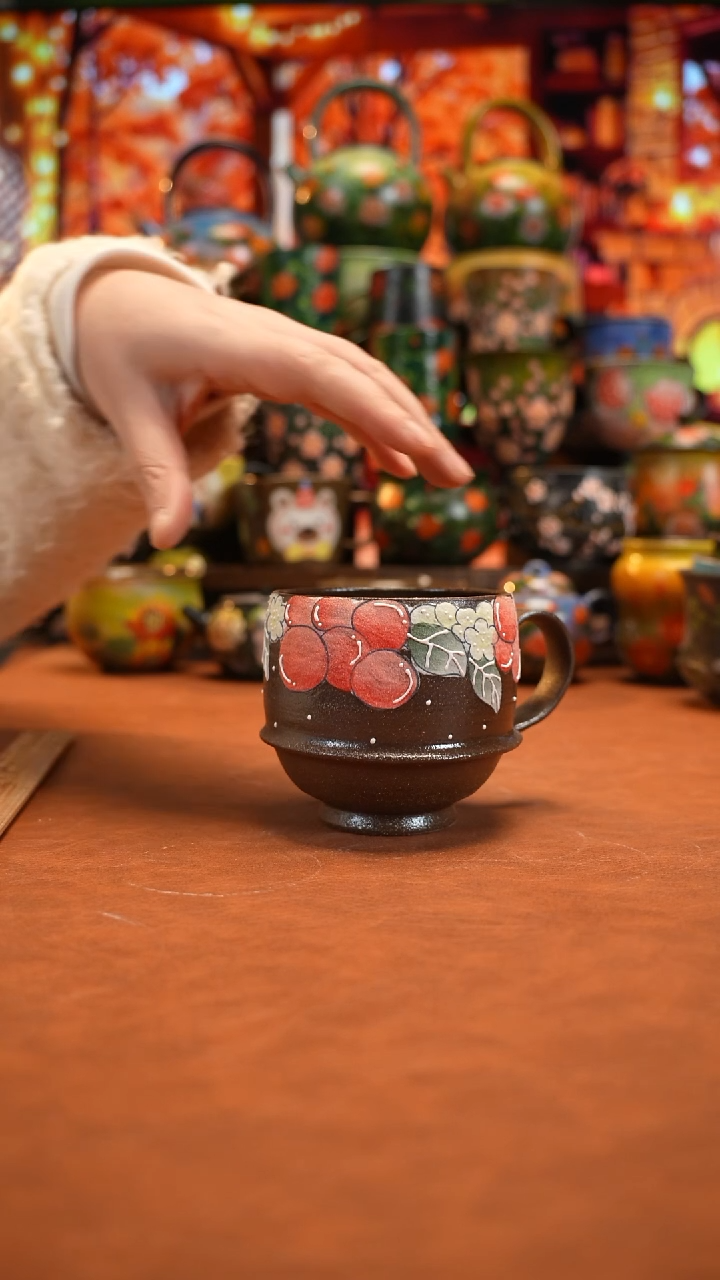 油画   釉下彩   杯子