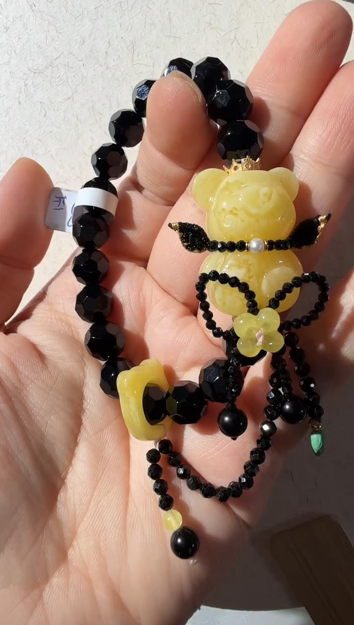 【闪购商品】蜜蜡手链未镶嵌蜜蜡小熊手链