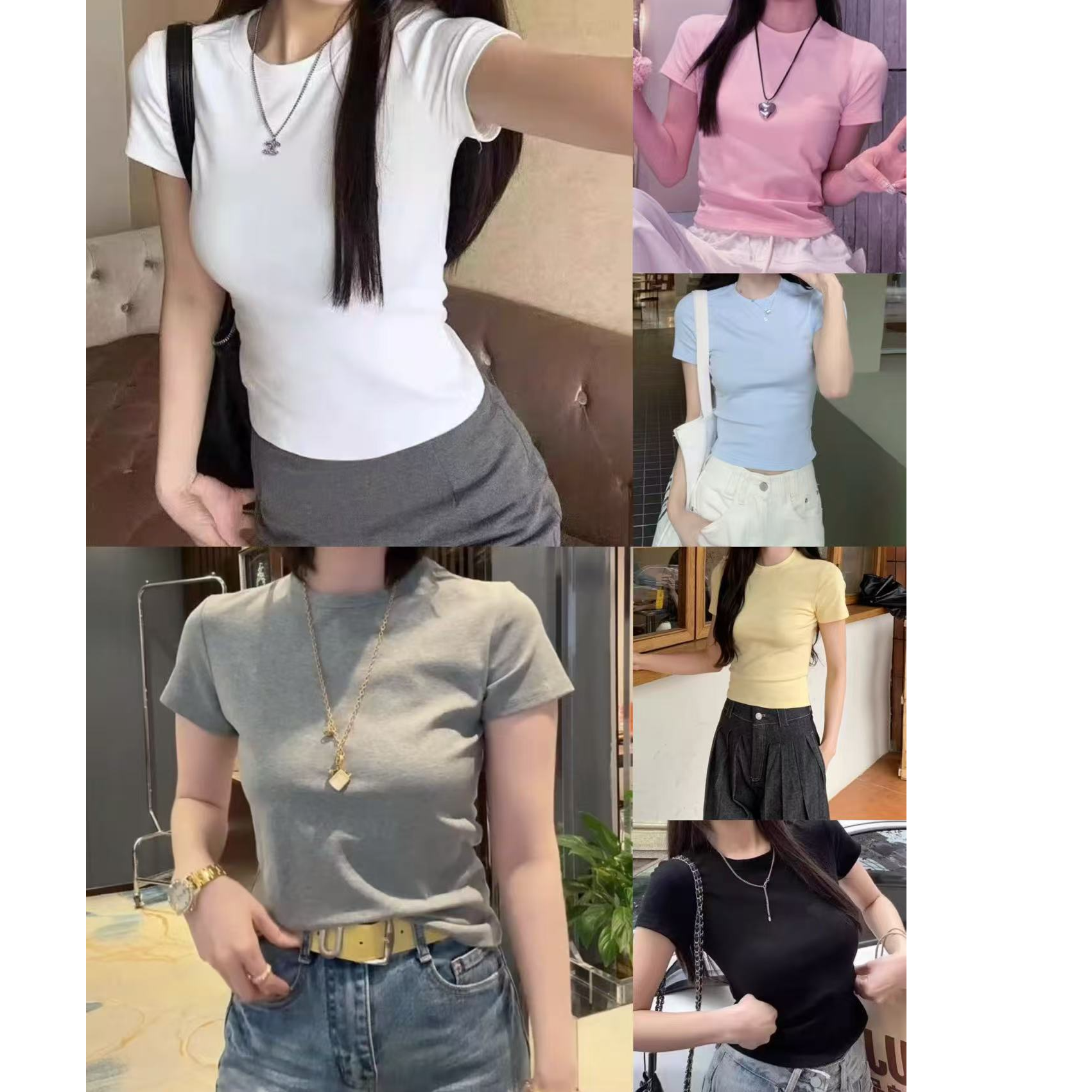 A3001夏季百搭净版圆领T恤007