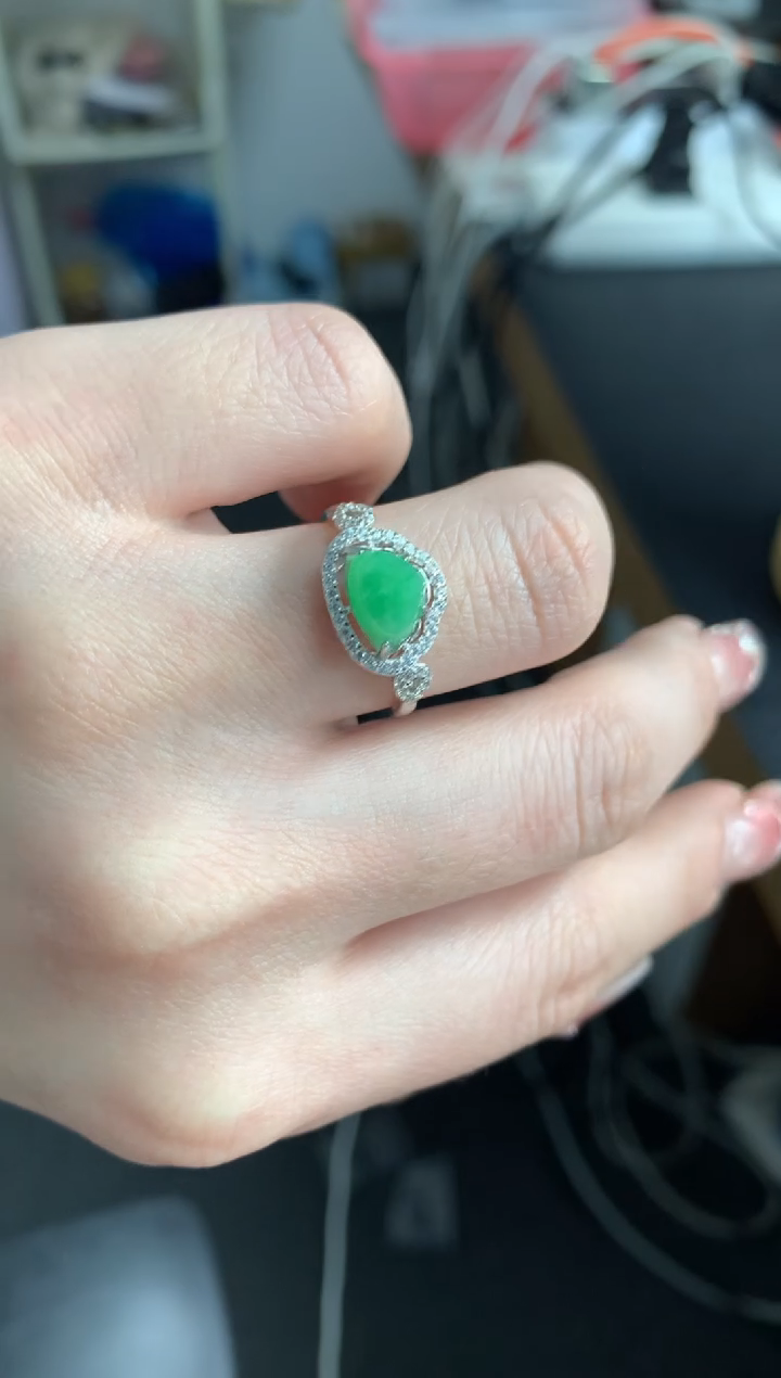 【闪购商品】翡翠颈饰银S925镶嵌48小时鉴赏期