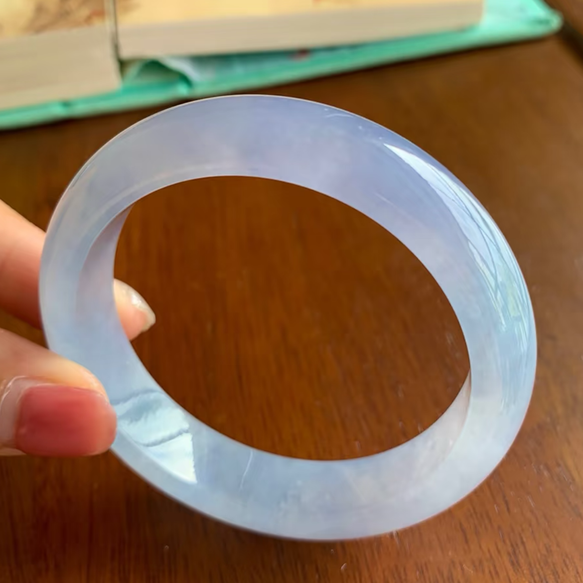 阿霞翡翠 翡翠手镯直播上盘高货链接2玉镯退货需手镯吊牌标签完好