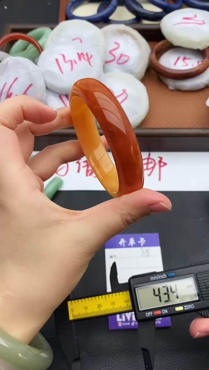 未镶嵌手镯石英质玉38+58/59