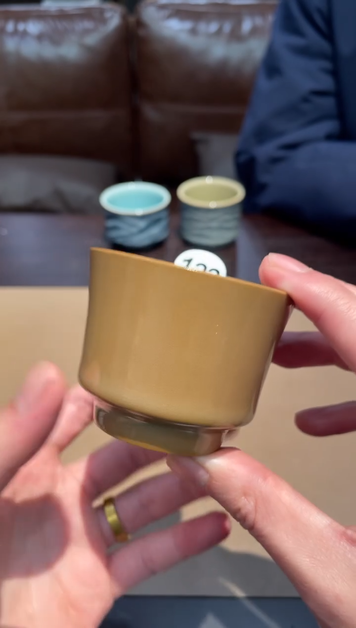 122窑承青瓷窑变品茗杯