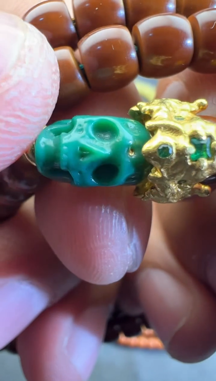 【闪购商品】绿松石手链合金绿松石珠子1