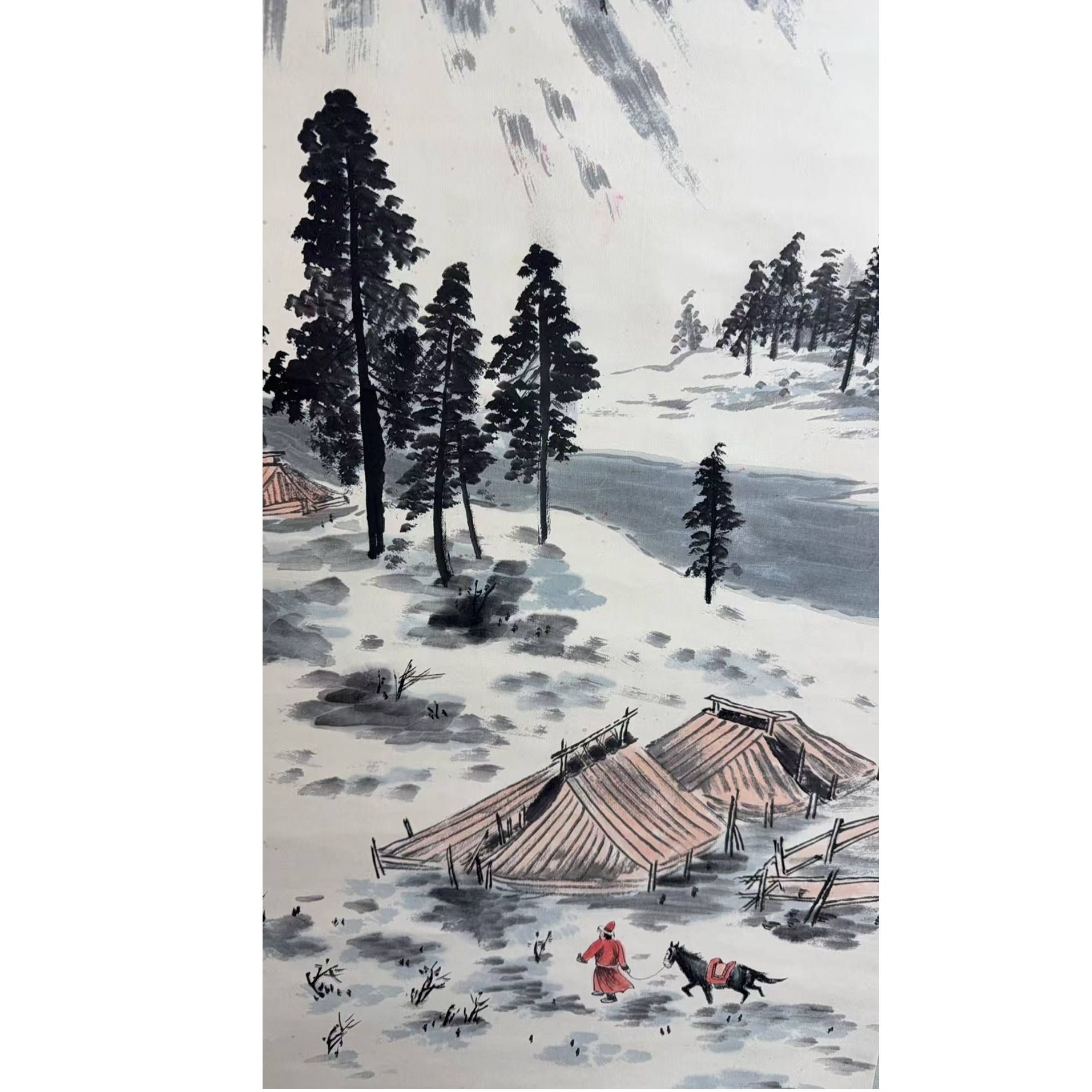 关老款 风景立轴 102 50 4.5平尺