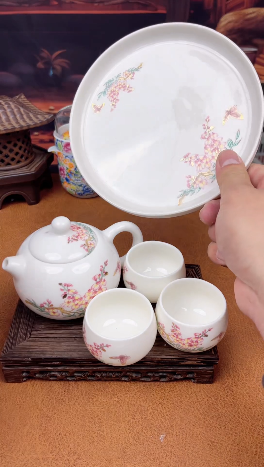 【闪购商品】陶瓷茶具摆件茶叶罐