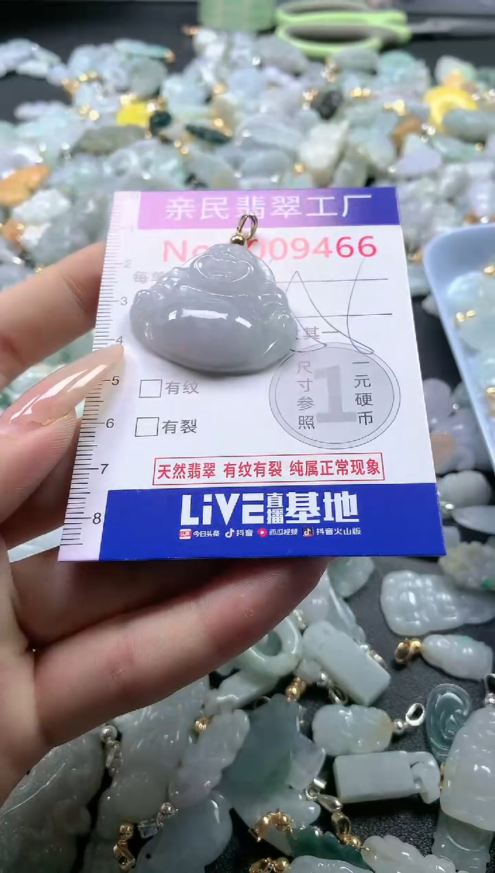 【闪购商品】翡翠吊坠(不含链)未镶嵌9466