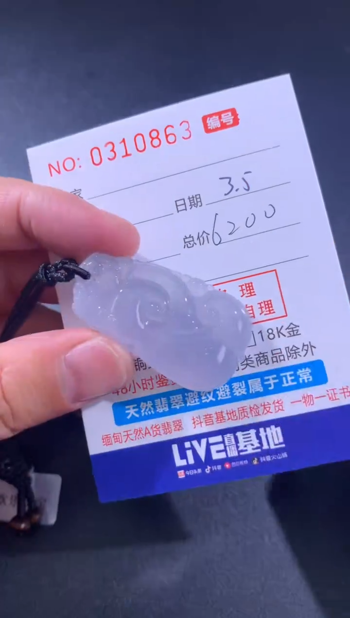 【闪购商品】翡翠颈饰未镶嵌天然A货翡翠