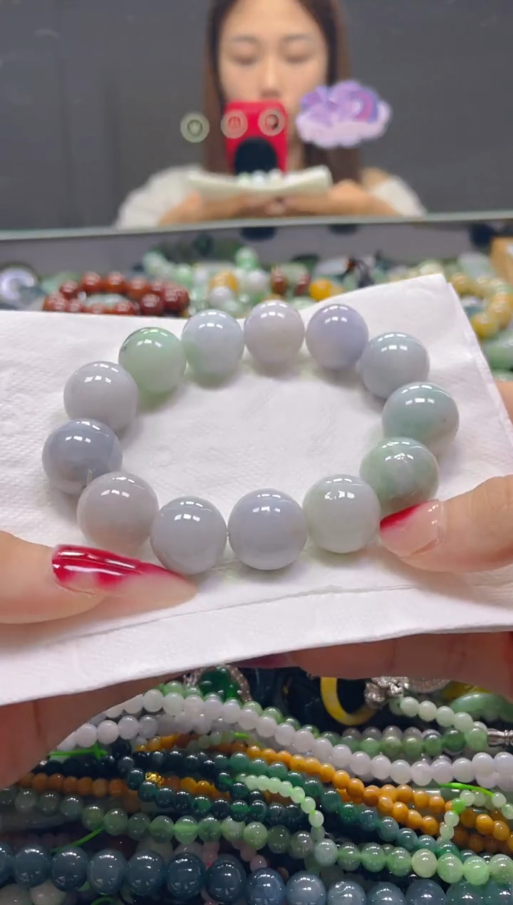 颈饰未镶嵌翡翠16MM/J/翡翠A货，一件也是批发价