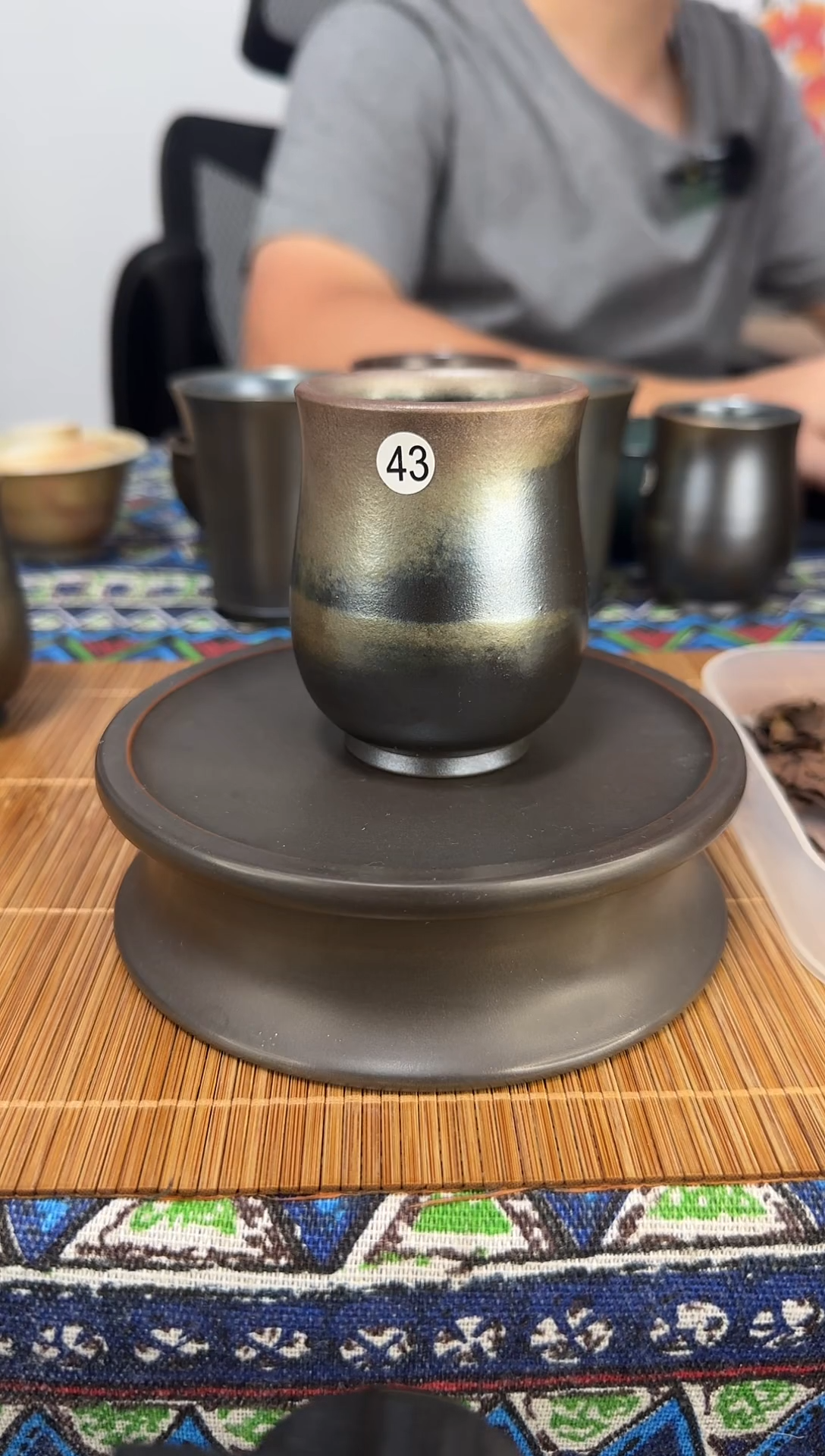 坭兴陶柴烧杯子主人杯