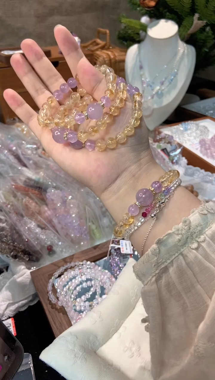 未镶嵌手串水晶孤品捡漏均匀瑕疵介意勿拍