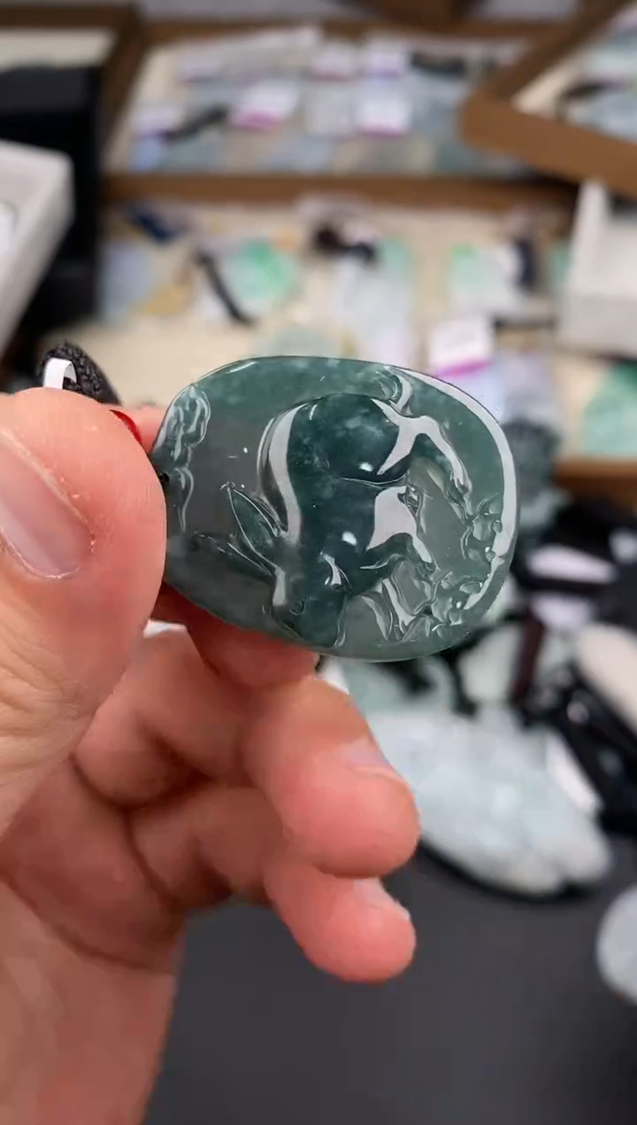 【闪购商品】翡翠颈饰未镶嵌  天然翡翠，一物一图