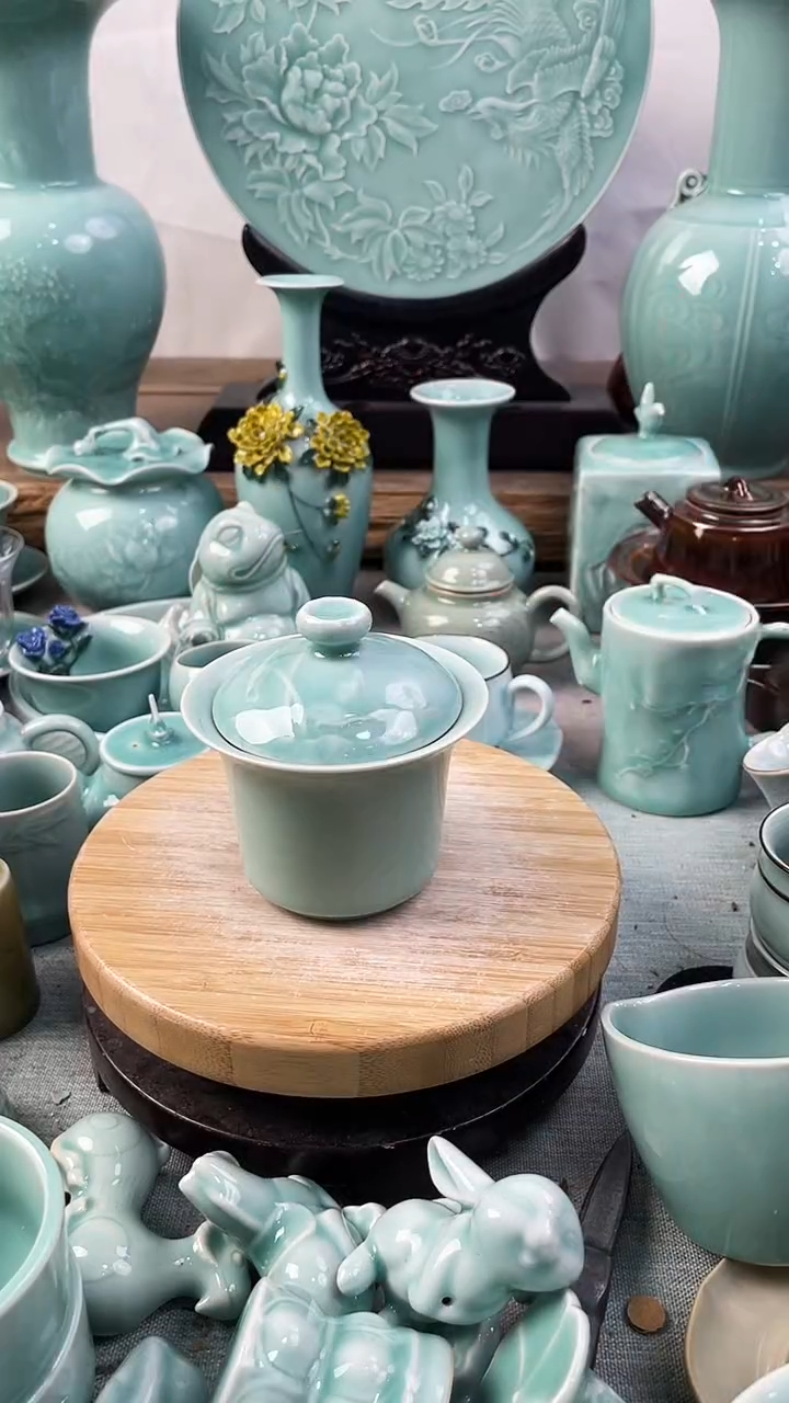 【闪购商品】特价福利 微瑕 慧仙青瓷