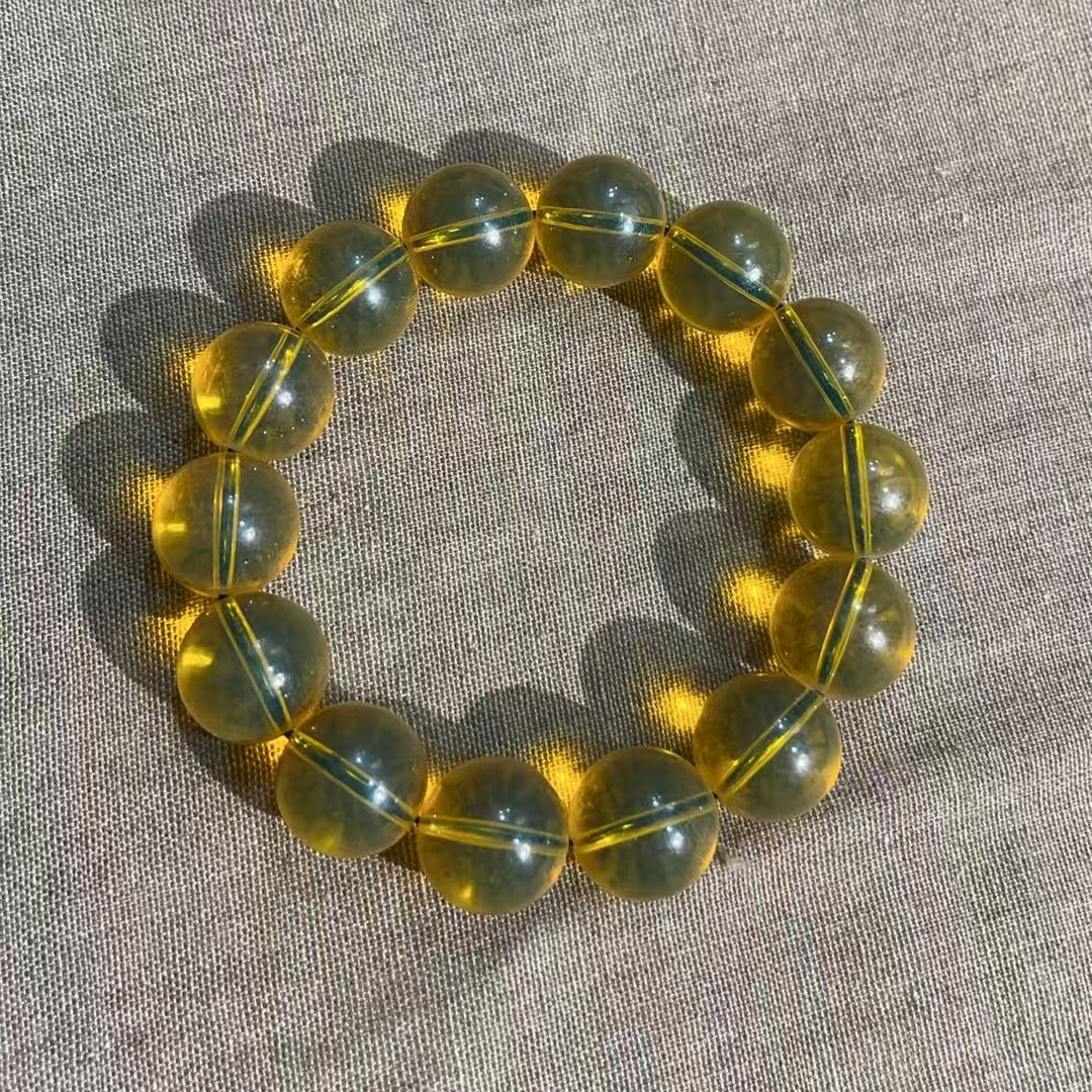 【闪购商品】黄色琥珀手串