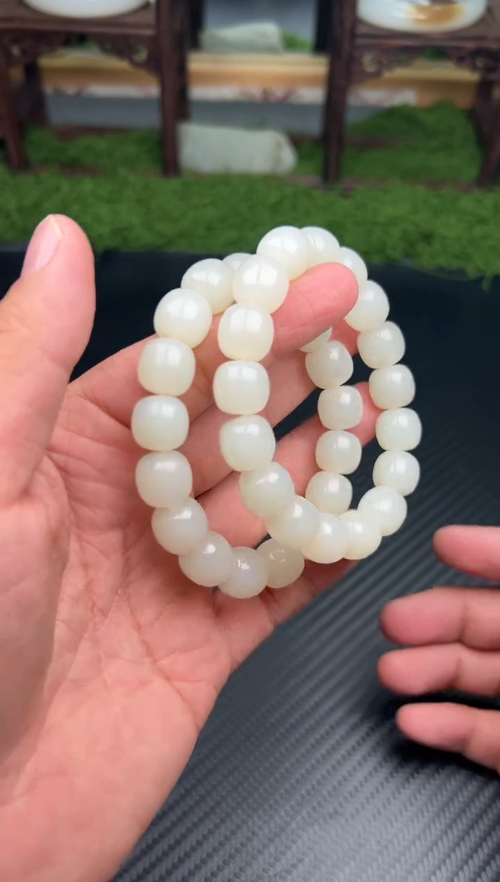 未镶嵌手串和田玉黑山微色差卡12多样性发货拍一发一