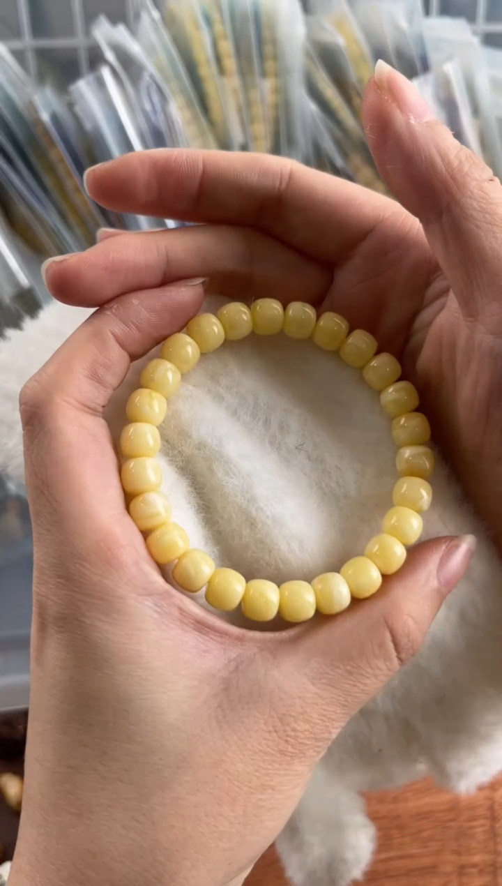 【闪购商品】蜜蜡裸石未镶嵌蜜蜡手串8.57没品控