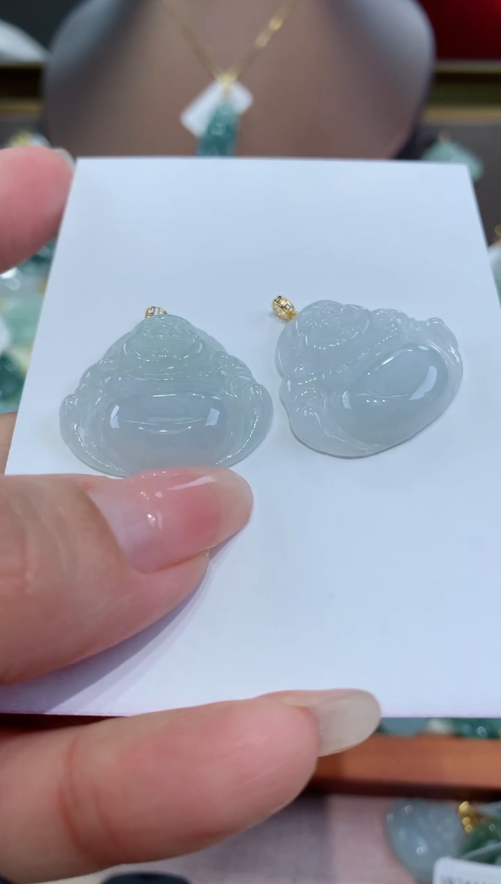 【闪购商品】翡翠颈饰18K金镶嵌多样性发其一