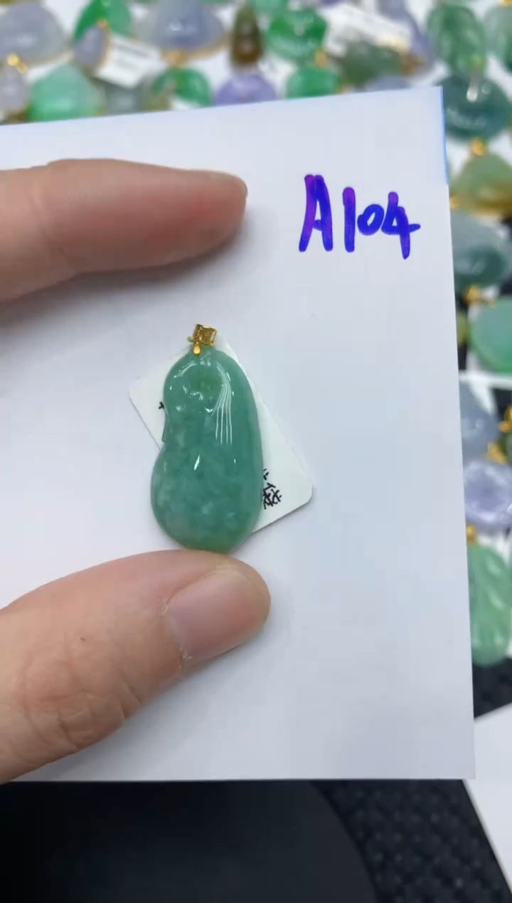 【闪购商品】翡翠颈饰18K金镶嵌11111111111