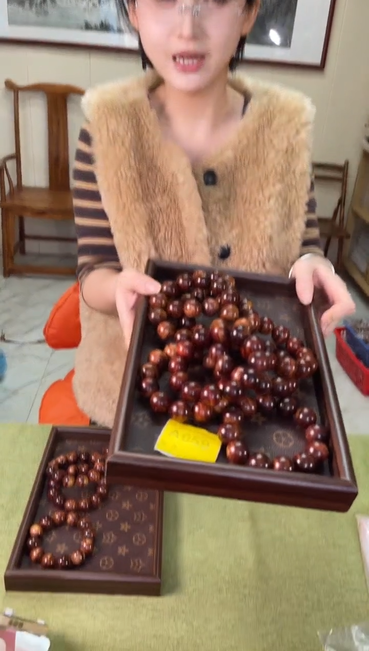 黄花梨/降香黄檀手串/手链海南黄花梨2.0规格