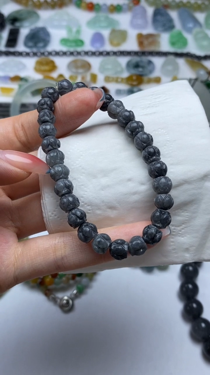 未镶嵌定制翡翠毛货定制不退不换