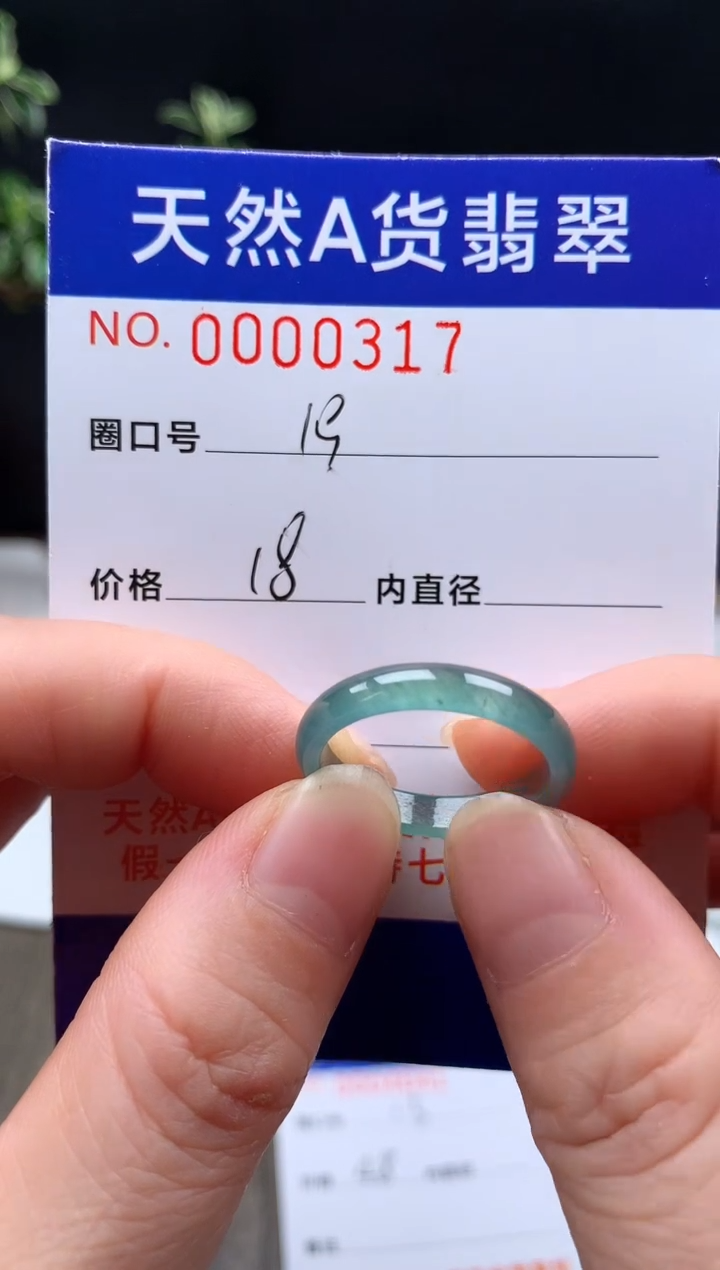 未镶嵌戒指翡翠19#