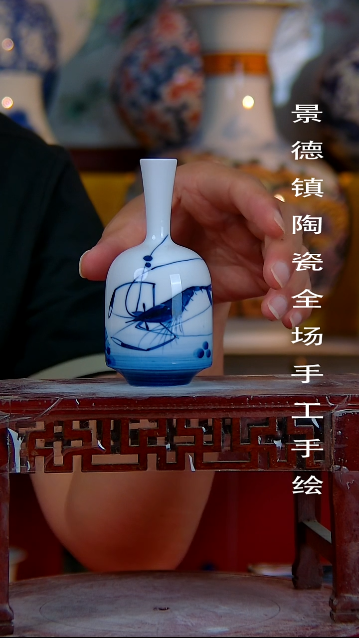摆件景德镇陶瓷 全场手工手绘