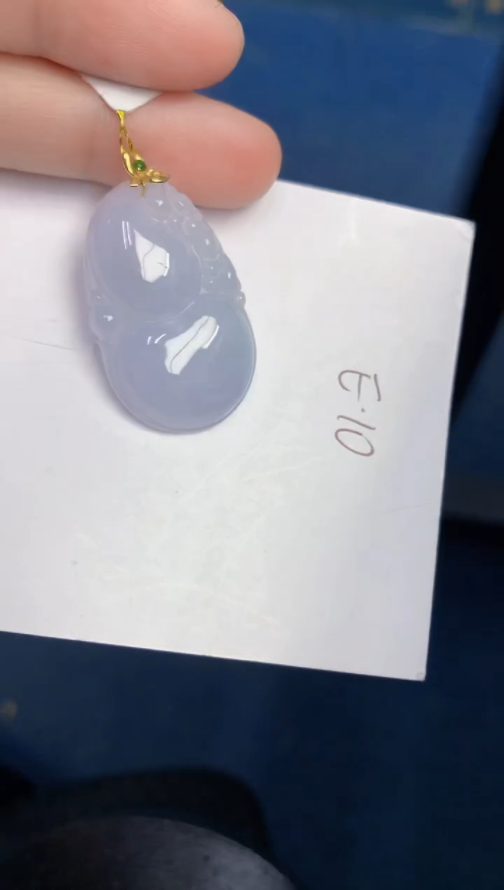 【闪购商品】翡翠颈饰18K金镶嵌000000000