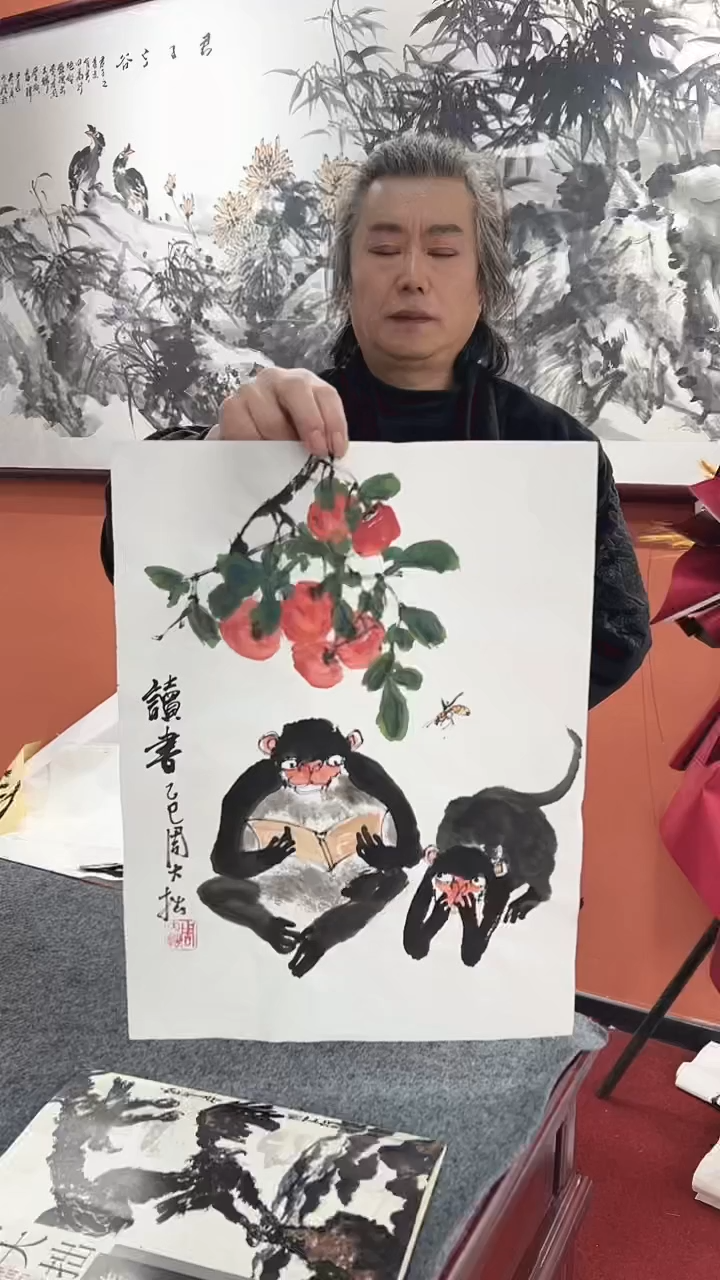 国画周大拙/国画/花鸟