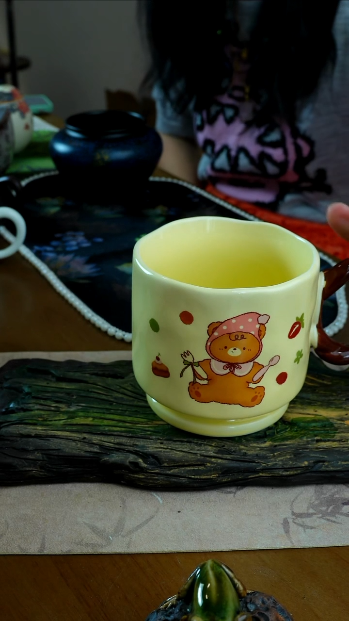 茶瓷物语可爱小熊杯
