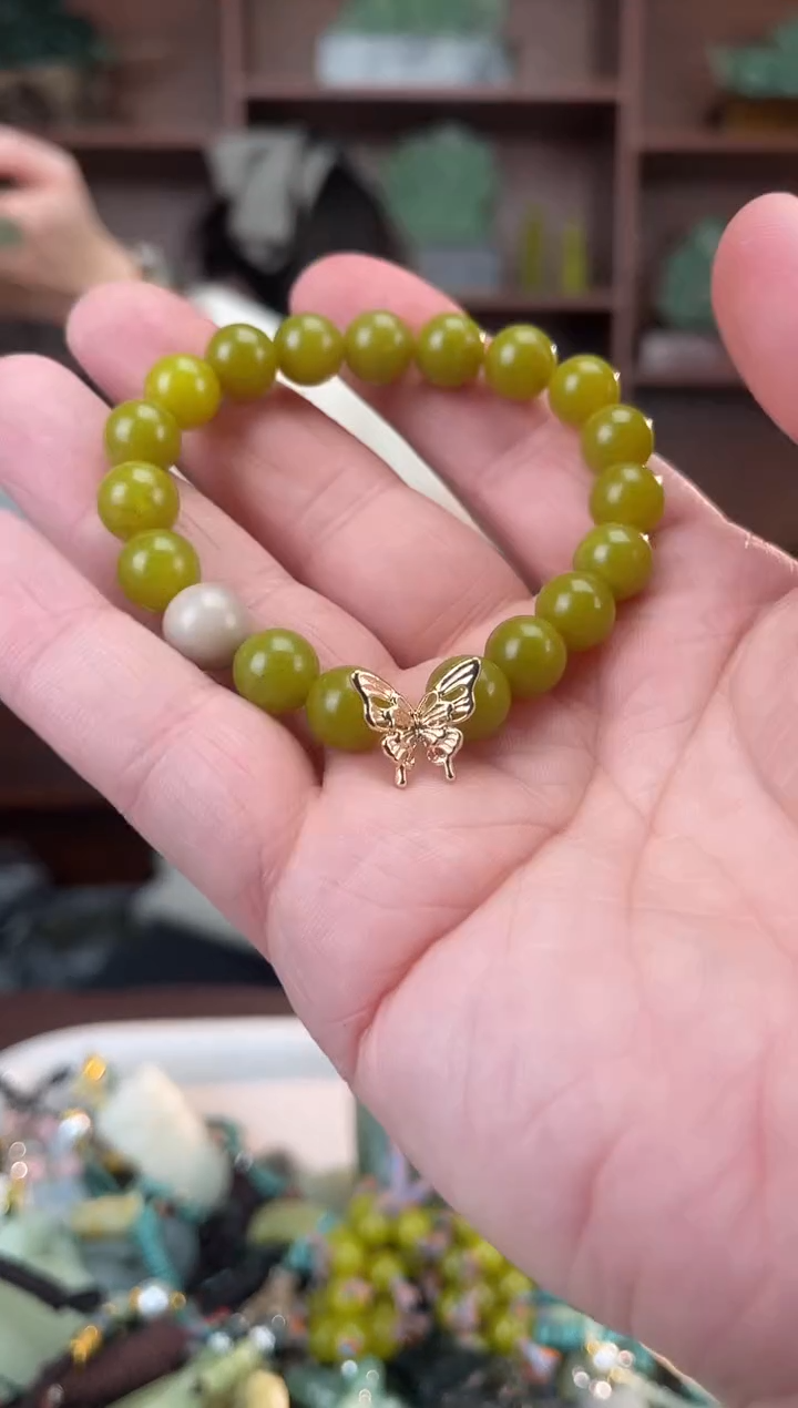 未镶嵌蛇纹石玉颈饰多样性发货拍一发一