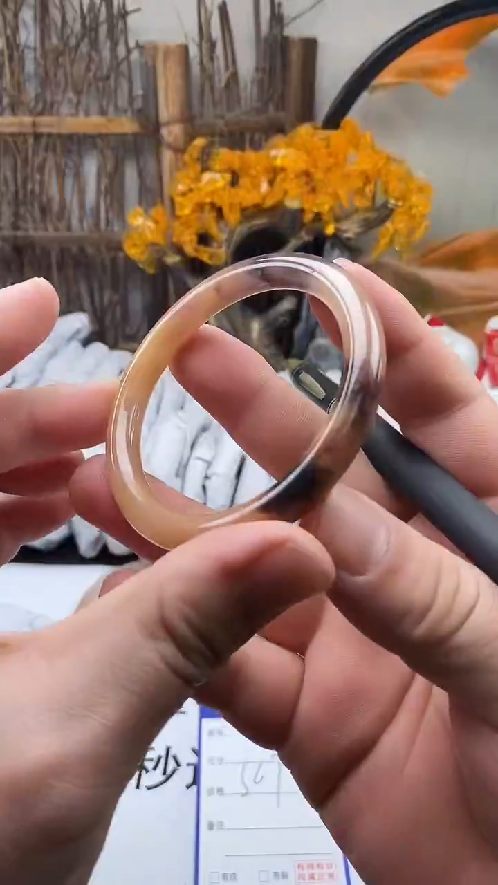 未镶嵌手镯石英质玉313-56/7(多样性发货看清圈口下单）