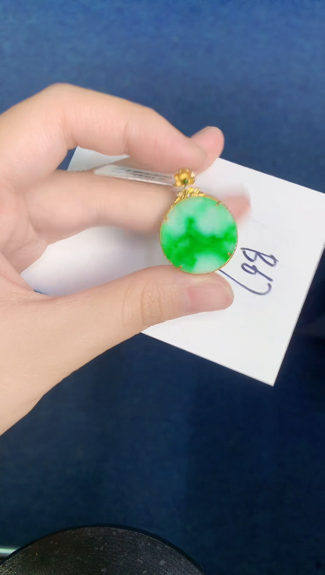 【闪购商品】翡翠颈饰18K金镶嵌000000000